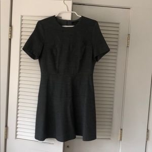 Grey flannel Zara mini dress